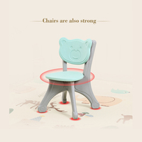 Yoofeel — meuble rétractable en plastique pour enfants, chaise et bureau d'étude avec tiroirs, simple