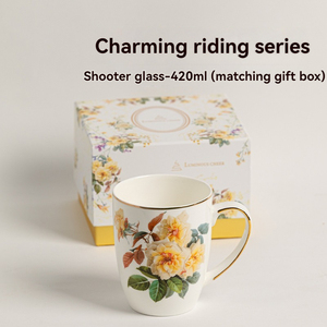 Juego de Tazas y Platos de Café de Porcelana Fina para Té de la Tarde, Fabricante Chino, Venta al por Mayor, Caja de Regalo - Product Image 5