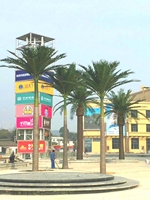 Plante artificielle en forme de cocotier réaliste pour club de surf, restaurant en bord de mer, terrasse extérieure, décoration ambiance côtière