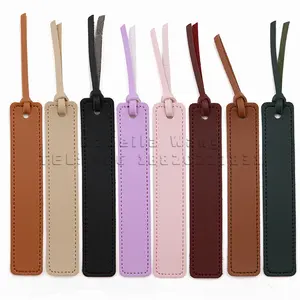 Ribbon Leather Separator Bookmark Books Reading Supply Travel Agency Bookmarks Students Office Page Markers Welcome Gifts