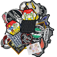 Logo en tissu personnalisé tissé Patch insigne brodé Patch coudre sur le fer sur des patchs de broderie de haute qualité pour les vêtements
