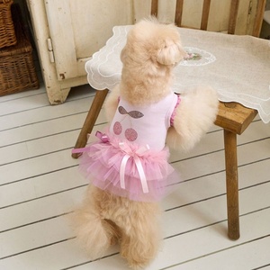 Vestido Tutú con Estampado de Cerezas para Mascotas, Falda de Tul Suave, Adorable <span class=keywords><strong>Disfraz</strong></span> de Fruta para Cachorros y Gatitos, Vestido para Fiestas y Cumpleaños - Product Image 6