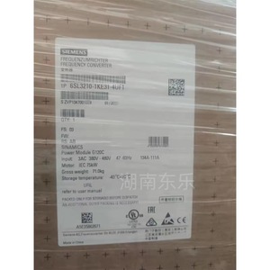 ตัวแปลงความถี่ซีเมนส์ 6SL3210-1KE31-4UF1 G120C 75KW โมดูลพลังงานสามเฟส - Product Image 1