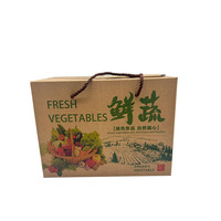 Emballage de boîtes de fruits personnalisées en gros Boîtes d'expédition en papier de fruits secs pour fruits et légumes avec logo