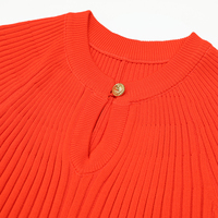 Robe pour femme à manches courtes, col rond, rayée, en tricot élastique, de haute qualité, nouvelle collection été, coupe ajustée, tendance