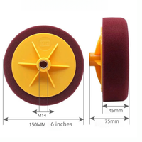 Éponge de nettoyage et de polissage pour voiture, tampon de mousse pour gommage, applicateur de cire, bloc carré en microfibre de haute qualité pour l'entretien automobile
