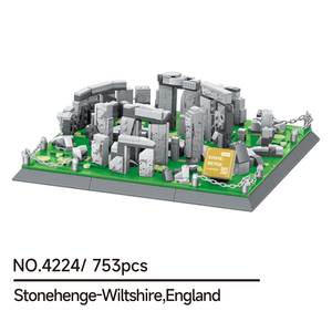 Ensemble de jouets de construction en briques de bâtiments emblématiques du Royaume-Uni : London Eye, <span class=keywords><strong>Big</strong></span> <span class=keywords><strong>Ben</strong></span>, Elizabeth <span class=keywords><strong>Tower</strong></span> <span class=keywords><strong>Bridge</strong></span>, Buckingham Palace, Stonehenge - Product Image 6