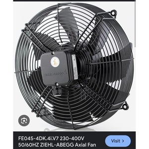 Ventilador Axial Ziehl-Abegg 230-400V 50/60Hz, Ventilador de Ventilación Industrial - Product Image 1