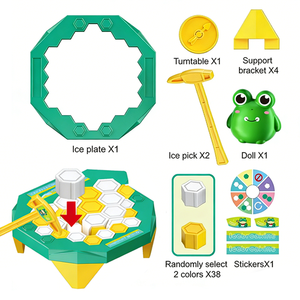 EPT Mini Juego de Mesa Rompehielos - Juguete de Desafío de Rescate de Ranas, Juguete Educativo Interactivo para Padres e Hijos de 2 a 4 Jugadores para Niños - Product Image 4