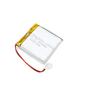 502030 de 250mah <span class=keywords><strong>3</strong></span>,7 v lpb Woman de enchufe jst de polímero batería de iones de las células paquete con conector para ups - Product Image 5