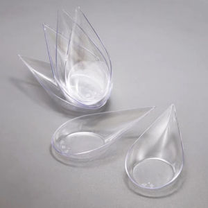 Mini cuchara de postre biodegradable, plato pequeño para fiesta, boda - Product Image 5