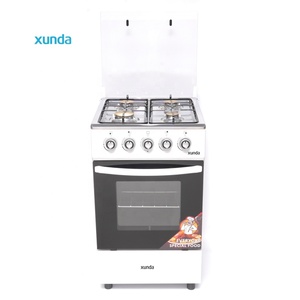 Xunda - Cocina de Gas Independiente con <span class=keywords><strong>Horno</strong></span> Integrado de 500 mm, Color Blanco, 4 Quemadores de Gas, Precio Económico - Product Image 2