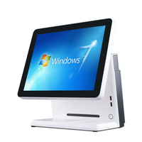 Nouvel écran tactile capacitif LCD rétroéclairé tout-en-un de 15,6 pouces, 10 points multi-touch, USB 2.0, pour magasin de détail, restaurant, supermarché