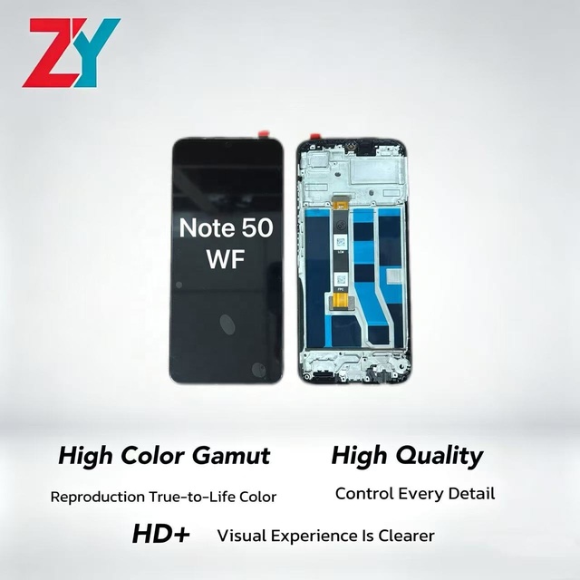 For Realme Note50 6.7" Mobile Phone Screen Digitizer Assembly with Frame In-cell LCD 1 Year Warranty