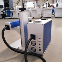 Nouvelle machine de marquage laser à fibre pour gravure métallique en ligne sur PCB avec refroidissement par air, contrôle EZCAD, prenant en charge les formats DXF/BMP/AI