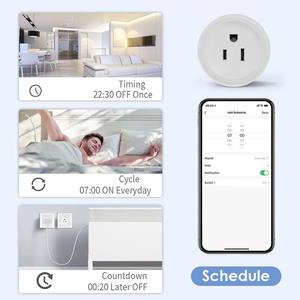 Tuya 16A Smart Plug Mini enchufe con Smart Life App Wifi habilitado funciona con Alexa y Zigbee Network UK/EU Smart Plug - Product Image 6