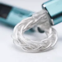 NICEHCK NK1 MAX – câble adaptateur de décodage haute fidélité, plaqué argent, type-c vers prise jack 3.5mm, convertisseur de puce DAC