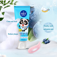 Microfluor de haute qualité, prix raisonnable, soins dentaires, saveur de myrtille, ensemble de dentifrice pour enfants, bébé, fabricant