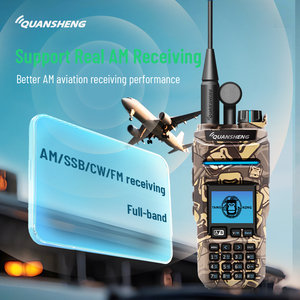 QUANSHENG TK11 10W Talkie-walkie pleine bande double réception <span class=keywords><strong>HF</strong></span> <span class=keywords><strong>VHF</strong></span> <span class=keywords><strong>UHF</strong></span> Radio amateur Charge Type-C <span class=keywords><strong>Émetteur</strong></span>-<span class=keywords><strong>récepteur</strong></span> AM SSB CW FM NOAA - Product Image 4