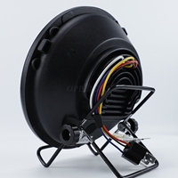 Phare LED à anneau halo de 7 pouces, durée de vie longue, ampoules Hi-lo de 5,75 pouces, phare de moto, phares C Ree pour Harley