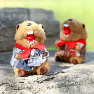 Portachiavi con Ciondolo a Forma di Scoiattolo, Giocattolo in Peluche, Regalo per Ragazze, Decorazione per Zaino, Vendita all'Ingrosso - Product Image 2