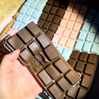 Jouet promotionnel en forme de barre de chocolat, jouet souple à récupération lente, simulation alimentaire, jouet anti-stress en PU pour étudiants, décompression