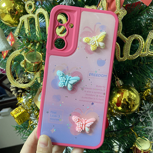 Funda móvil Tpu de 2,5mm, funda con patrón 3D de epoxi con purpurina degradada para <span class=keywords><strong>Vivo</strong></span> Y17S V30 V30lite con funda de Pc Tpu - Product Image 2