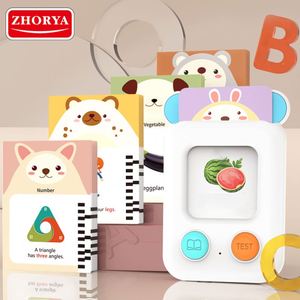 Zhorya 112 Flashcards 224 Mots Cartes Flash Parlantes Machines d'Apprentissage Jouets pour Enfants - Product Image 2
