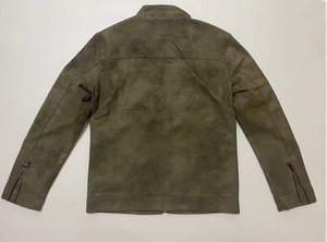 Ventes de liquidation - <span class=keywords><strong>Veste</strong></span> en <span class=keywords><strong>cuir</strong></span> PU vintage pour hommes - Manteau de motard pour l'automne et l'hiver, <span class=keywords><strong>veste</strong></span> de moto avec col montant, décontractée - Product Image 6