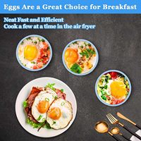 Moule en silicone réutilisable pour friteuse à air, micro-ondes, four, pour œufs, œuf-muffin, œuf-cup, cuiseur à œufs, cuiseur vapeur, plateau de cuisson, tasse