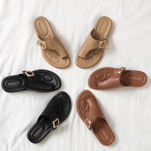 Nouvelles sandales plates romaines décontractées pour femme, style tongs, simples et polyvalentes, collection été 2026 - Product Image 4