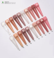 Fournisseur de produits pour ongles YDC, gel acrylique non collant, gel poly pour ongles, gel de construction solide pour extension d'ongles, 21 couleurs, OEM, étiquette privée