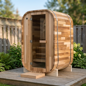 Sauna de madera/Sauna de madera para exterior e interior/Sauna de madera de lujo/Sala de sauna de bienestar/Sauna de spa de lujo/Cabaña de sauna/Barril de sauna - Product Image 2
