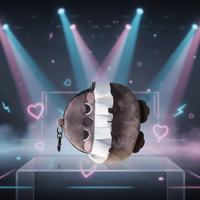 Dessin animé peluche fermeture éclair porte-monnaie porte-clés jouets mignon chat fourrure cercle Mini portefeuille fille sac de rangement clé écouteur sac porte-clés