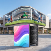 Écran LED extérieur en aluminium TA1000 1000x1000mm, léger, super fin, étanche IP65, garantie 3 ans, publicité 3D à l'œil nu
