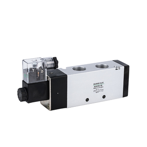 Van Solenoid Khí Nén Điều Khiển Một Cuộn Dây Hợp Kim Nhôm 4V410-15 5/2 Chiều DC24V DC12V AC110 AC220 - Product Image 3