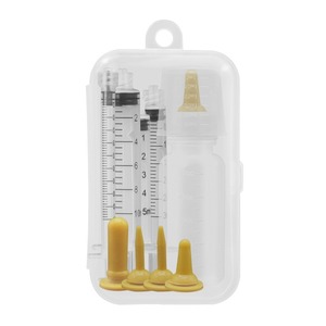 <span class=keywords><strong>Biberon</strong></span> portable pliable en plastique <span class=keywords><strong>pour</strong></span> animaux de compagnie avec plusieurs <span class=keywords><strong>tétines</strong></span> interchangeables et seringue <span class=keywords><strong>pour</strong></span> chiens et chats - Product Image 1