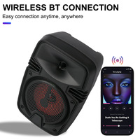 Commande en gros de haut-parleurs portables Sing-e ZQS1461S 2.0 8W pour la danse en plein air, avec batterie intégrée de 1000-2000 mAh, pour usage domestique et extérieur