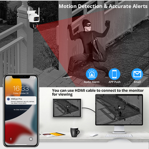 Kerui 10.1IN Màn hình 6MP mạng wifi Hệ thống camera màu đêm tầm nhìn NVR Kit giám sát Ptz Camera an ninh CCTV không dây - Product Image 2