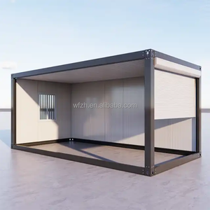 Cabane de bureau pliable moderne en acier préfabriquée, kit de maison modulaire préfabriquée Cprefab, petite maison préfabriquée DIY - Product Image 3