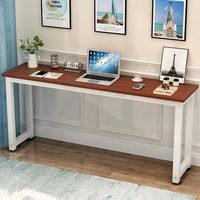 Bureau d'étude moderne, haute qualité, minimaliste, Table rectangulaire, mur, longue