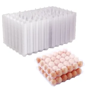 ट्रे के लिए 30 छेद वाली पारदर्शी प्लास्टिक अंडा ट्रे पैकेजिंग