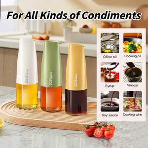 500ml <b>Kitchen</b> Vinegar Oil Pot Container Olive Oil Say Souce Dispenser 17oz Oil Pourer Container <b>for</b> Cooking - Product Image 5