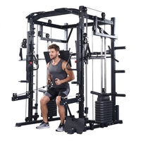 Machine Smith multifonctionnelle Zoshine pour usage domestique et commercial, équipement de musculation, banc de musculation, appareil d'entraînement aux squats