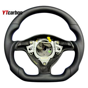 YTcarbon pour <span class=keywords><strong>Golf</strong></span> MK4 GTI Bora Passat B5 <span class=keywords><strong>R32</strong></span> Jetta Pièces automobiles Accessoires intérieurs de voiture <span class=keywords><strong>Volant</strong></span> en cuir personnalisé - Product Image 5