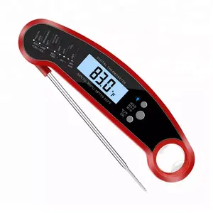 Amazon en çok satan doğru gıda elektronik termometre barbekü termometre Probe katlanır mutfak termometresi