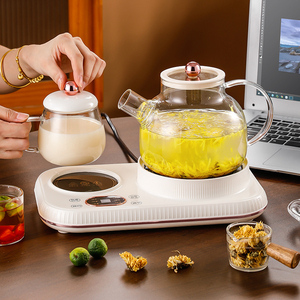 Bouilloire électrique intelligente à double tasse avec base détachable - <span class=keywords><strong>Chauffe</strong></span>-<span class=keywords><strong>eau</strong></span> multifonction à ébullition rapide pour la maison et le bureau - Product Image 2