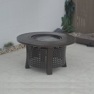 Multifunctional <b>Fire</b> <b>Pit</b> Table Outdoor Patio Backyard Garden Fireplace Heater <b>BBQ</b> <b>Pit</b> <b>BBQ</b> Table - Product Image 5