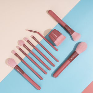 Bộ 10 Chiếc Cọ Trang Điểm Màu Hồng Bán Sỉ Hàng Ngày 2022 Bộ Cọ Trang Điểm Mỹ Phẩm Nhãn Hiệu Riêng Theo Yêu Cầu - Product Image 2