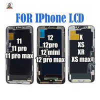 Lcd ponsel layar Lcd, pelindung ponsel untuk iPhone 12 Pro Max asli layar Lcd untuk iPhone 11 Pro Max X Xs